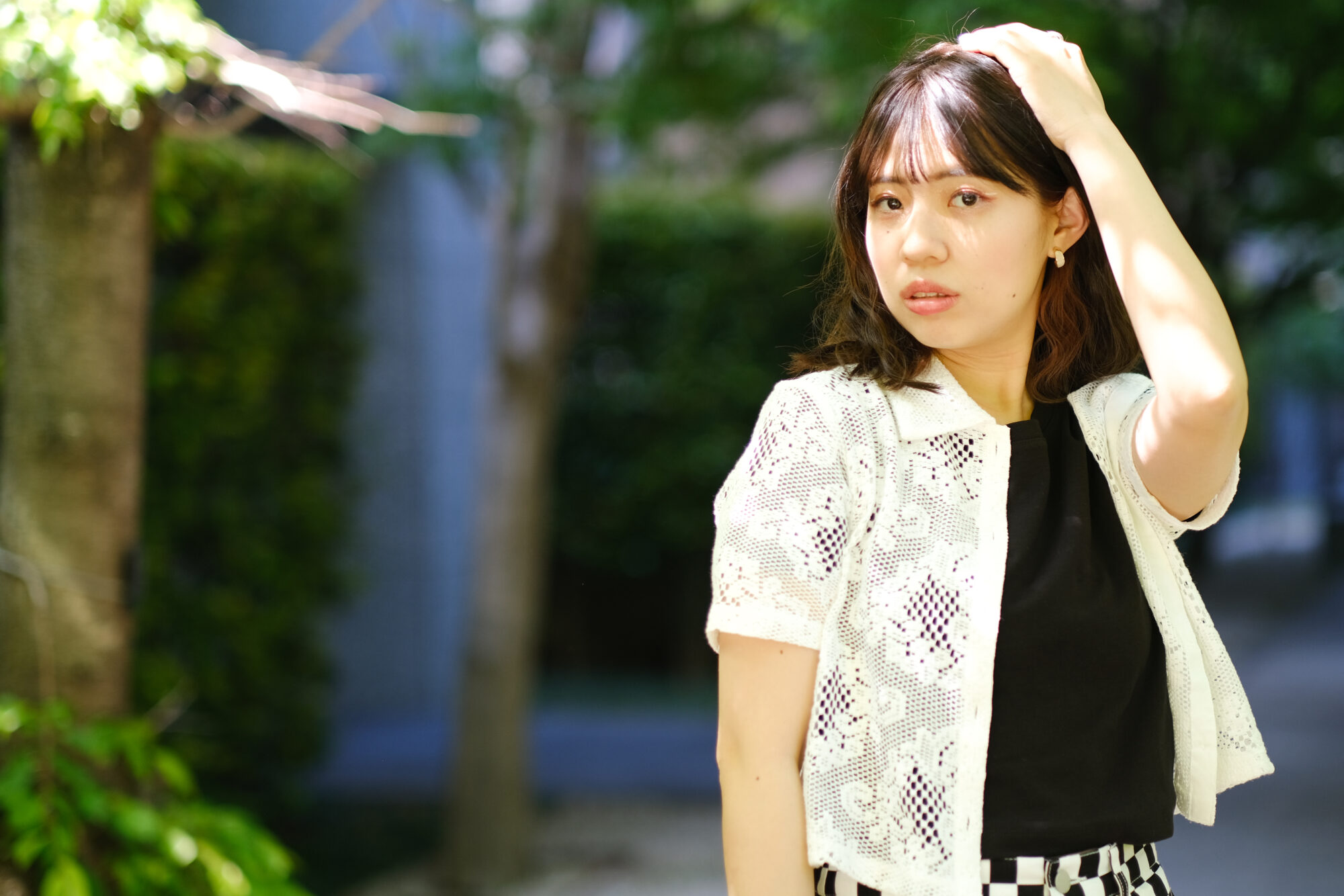 ポートレートモデル撮影、大内万奈