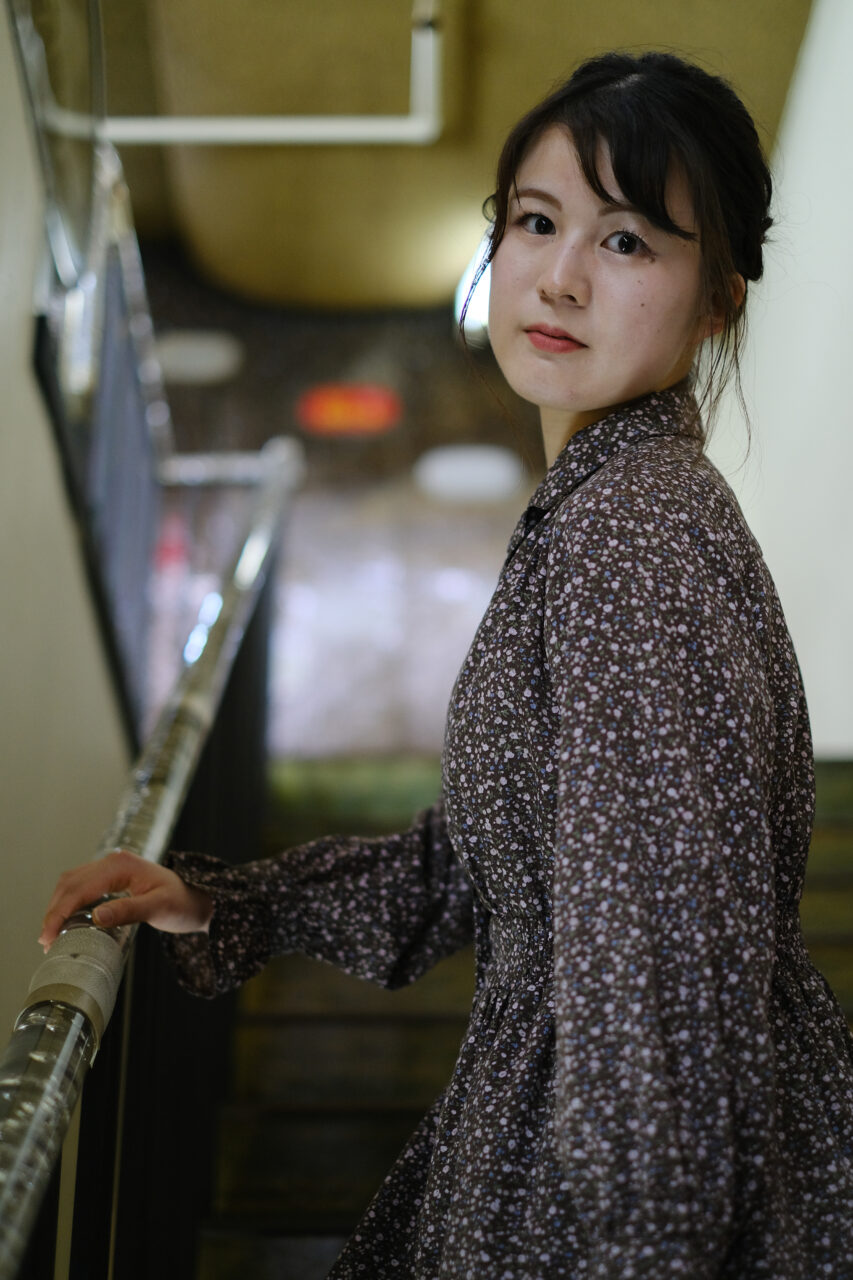 ポートレート撮影、モデルはAyaさん。